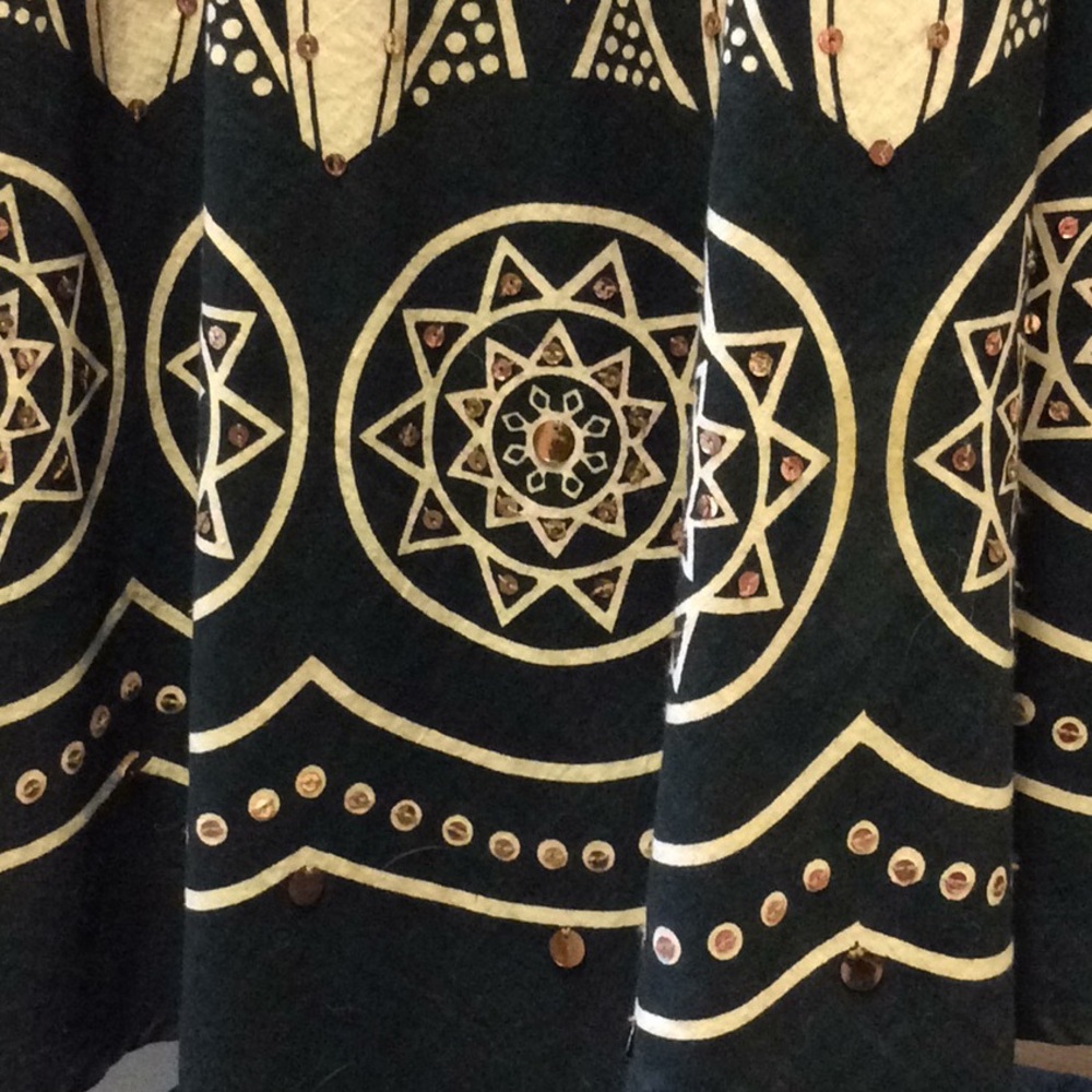 Magic Brand Bohemian Flowing Skirt with Sequins - Picture 2 of 6
